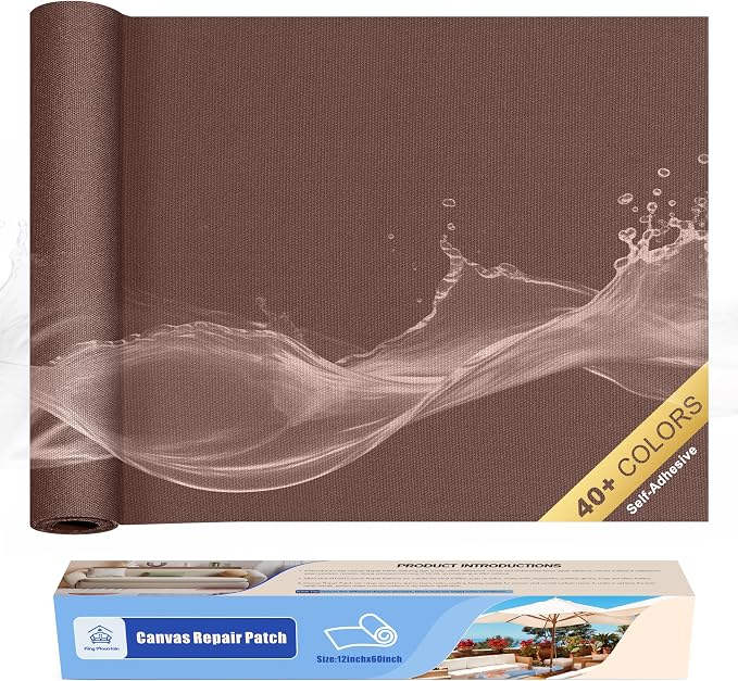 KING MOUNTAIN Canvas Repair Tape, Outdoor Gear Patch, 12×60 Inches, Waterproof by ForABetterHomeLife