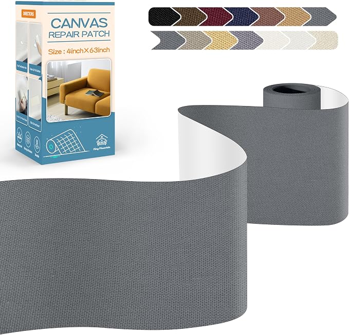KING MOUNTAIN Canvas Repair Tape, Outdoor Gear Patch, 4×63 Inches, Waterproof by ForABetterHomeLife
