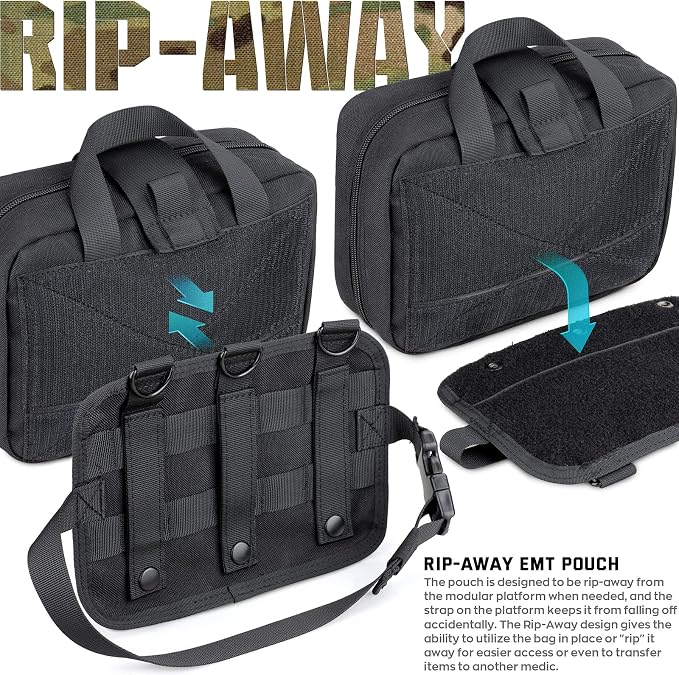 LIVANS Tactical Molle Medical Pouch - Image 4
