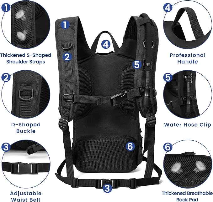 1050D Tactical Hydration Backpack - Image 4