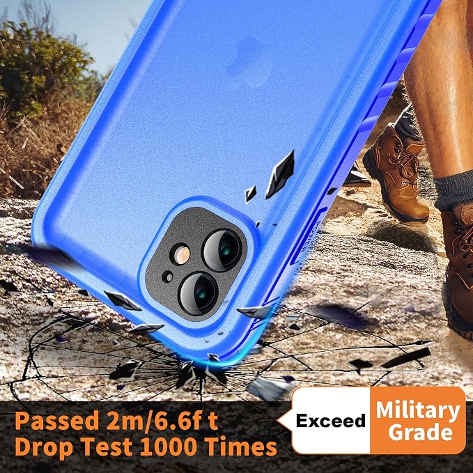 Cozycase Compatible with Waterproof iPhone 11 case, Built-in Screen Protector - Image 8