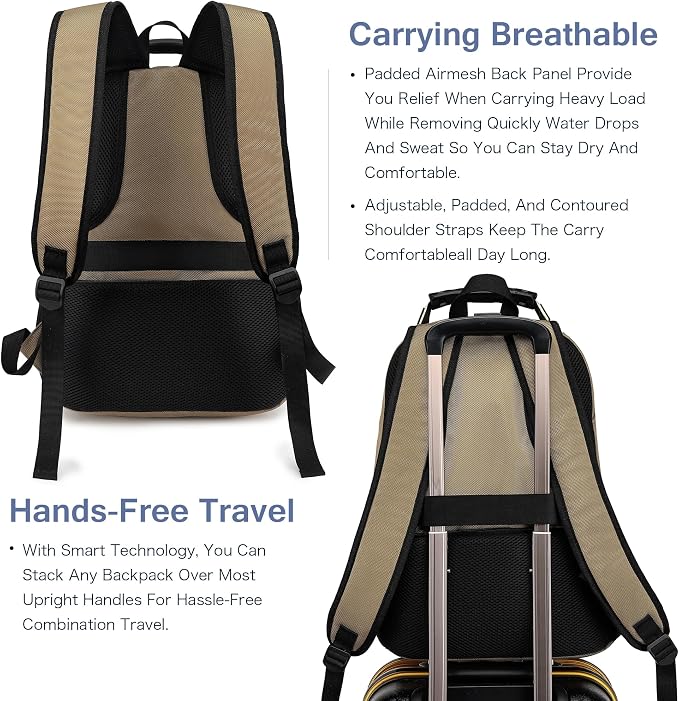 Boavan Laptop Backpack for men, 15.6 inch Laptop Bag - Image 3