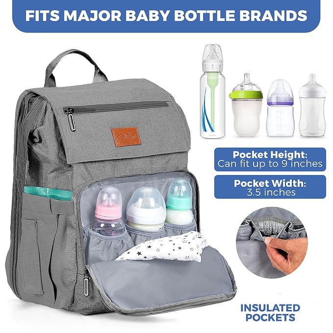 PILLANI Baby Diaper Bag Backpack - Image 4