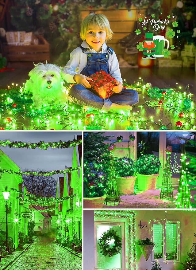 Minetom Solar String Lights Outdoor, 40FT 100 LED String Lights Solar Powered - Image 6