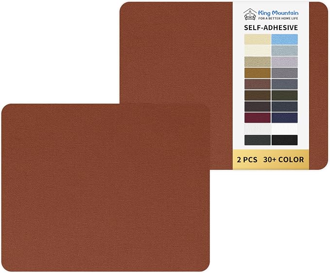 KING MOUNTAIN Canvas Repair Patch 9 x11 Inch 2 Pcs Self-Adhesive Waterproof by ForABetterHomeLife