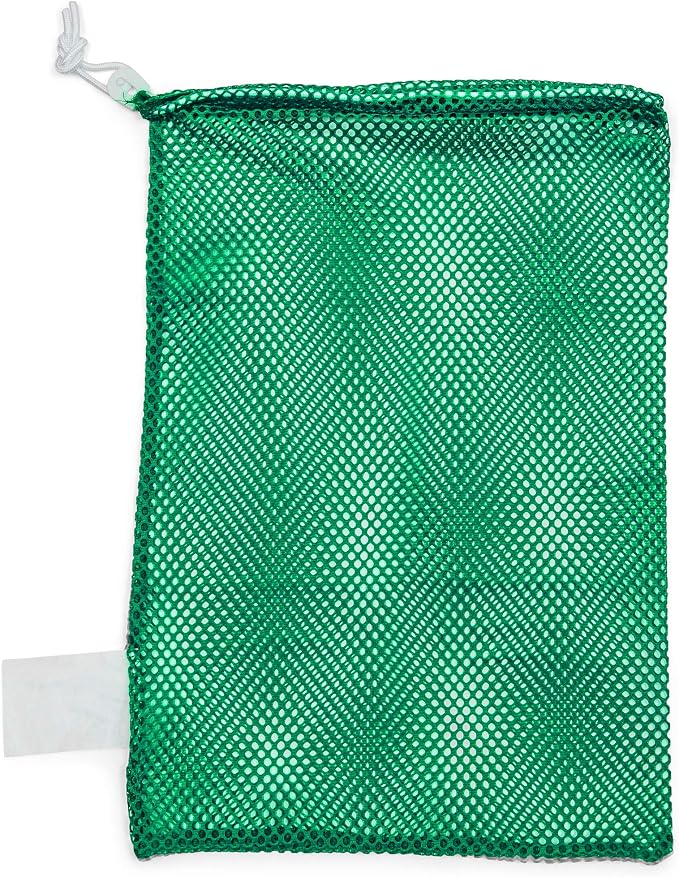 Champion Sports Mesh Equipment Bag – Heavy-Duty Nylon Drawstring Bag by ChampionSports