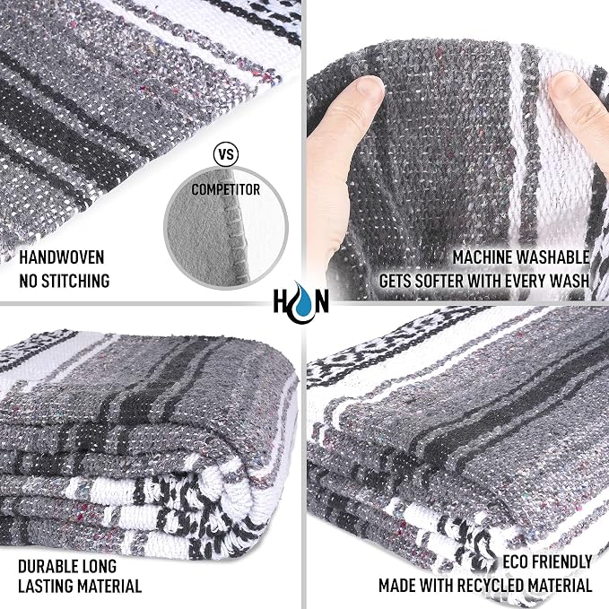 Authentic Extra Large Mexican Blanket - Image 5