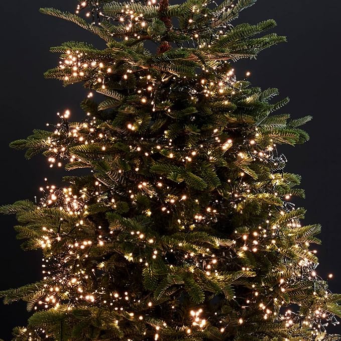 Dazzle Bright Warm White Christmas String Lights, 164ft 2000 LED Waterproof - Image 3