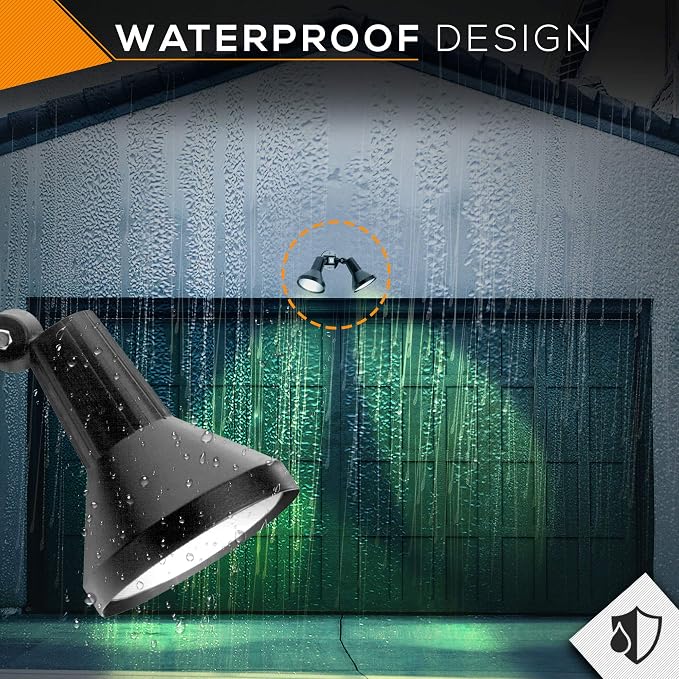 Ciata 15" Outdoor Security Flood Light 2 Head - Image 5