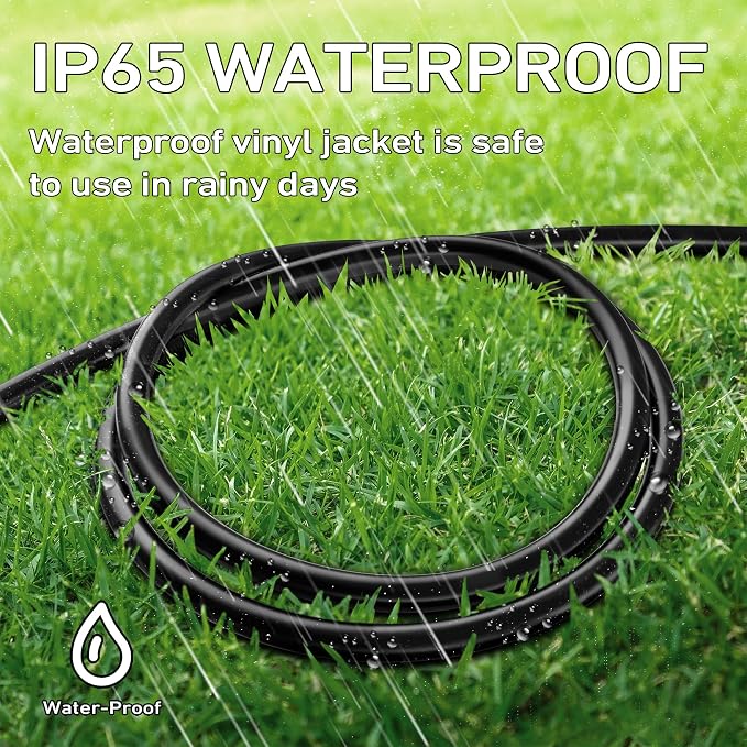 LUCKY TL 2 Pack Indoor Outdoor Extension Cord, 16/3 Gauge Black Short Extension - Image 7