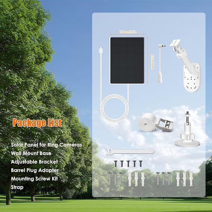 Solar Panel and 2-in-1 Wall Mount - Image 7