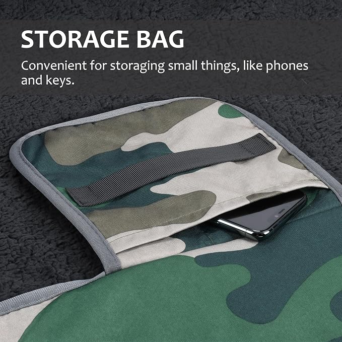 Tirrinia Large Waterproof Outdoor Blanket, Soft Warm Windproof Stadium Blanket - Image 3