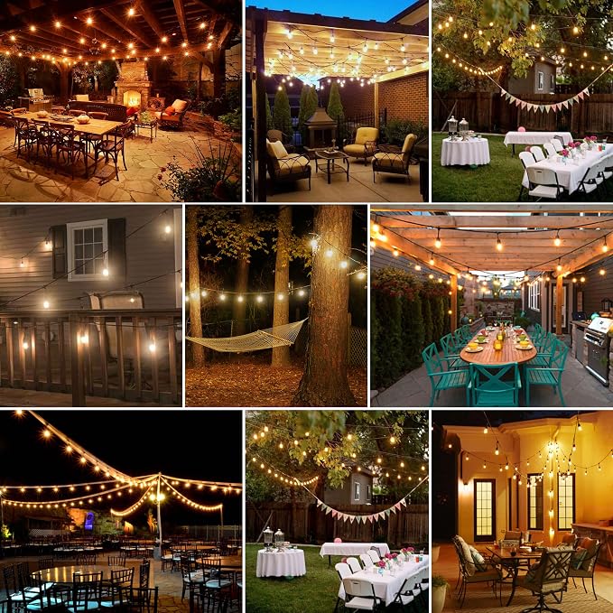 Banord Outdoor String Lights, 50FT Waterproof Patio Lights - Image 7
