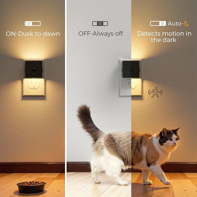 L LOHAS LED Motion Sensor Night Light, Plug in Night Light - Image 2