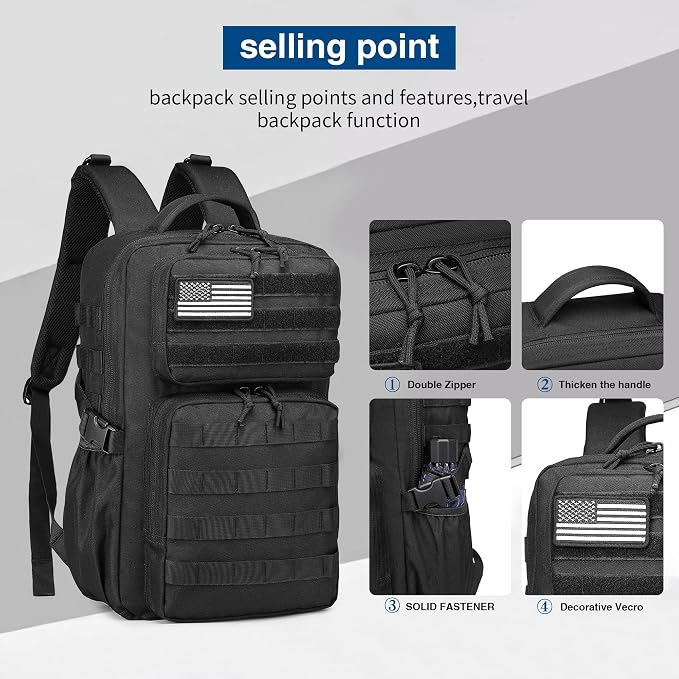 Wotony Military Tactical Backpack - Image 5