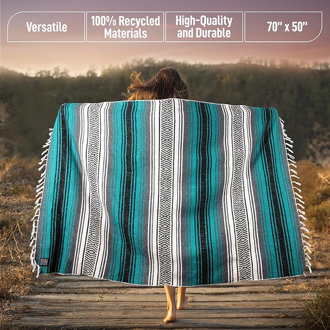Authentic Extra Large Mexican Blanket - Image 3