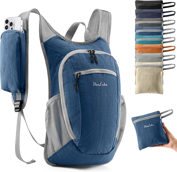 Uselike 10L Small Hiking Backpack Travel Daypack Lightweight Packable Back Pack by Uselike