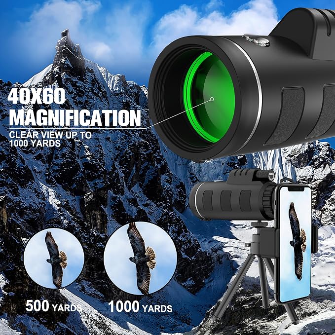 40x60 High Definition Monocular Telescope - Image 2