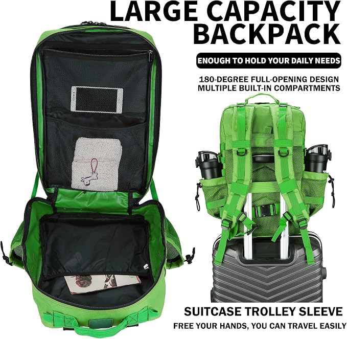 Military Tactical Backpack 45L/25L 3 Day Assault Pack Molle Daypack Hiking - Image 5
