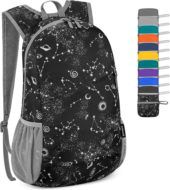 ZOMAKE Lightweight Packable Backpack, Foldable Backpacks Small Daypack by ZOMAKE