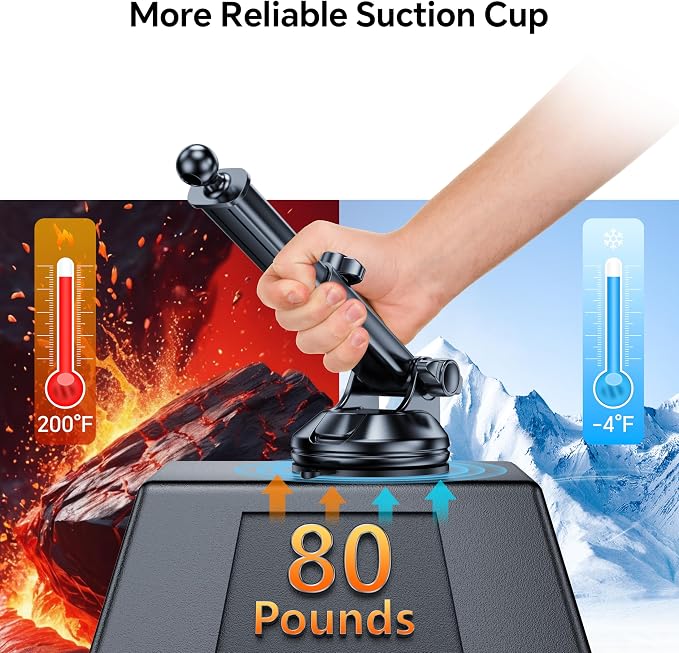 GPS Suction Cup Mount for Garmin GPS Mount【Strong suction】Replacement GPS Dash - Image 5