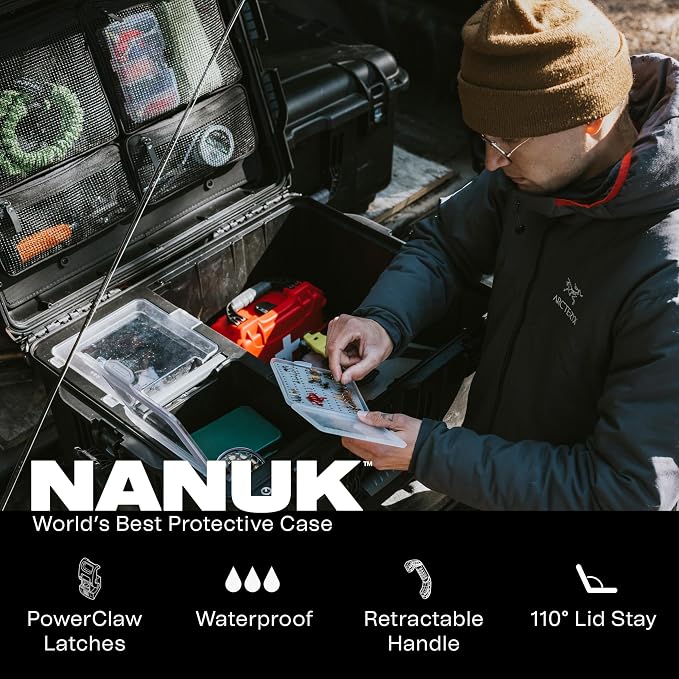 NANUK Trail 80 – 79L Waterproof Storage Box – Wheeled & Modular Cargo Case - Image 5