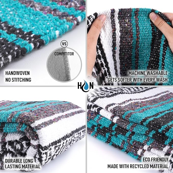 Authentic Extra Large Mexican Blanket - Image 7