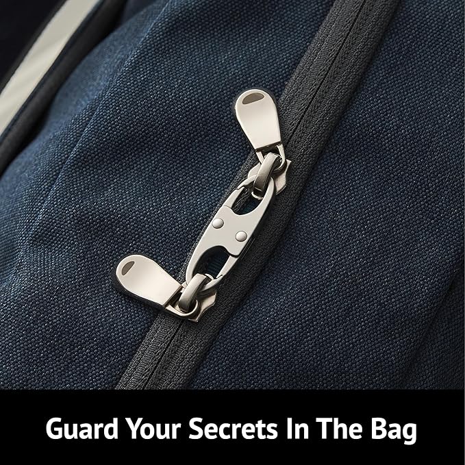 zelin Anti Theft Zipper Clips Double Opening Small Carabiner Clips, Commuting - Image 5