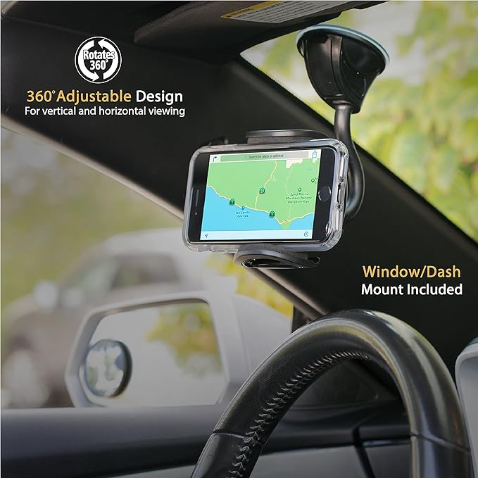 Scosche IHW10-SP1 4-in-1 Car Phone Holder Windshield, Cup Mount - Image 5