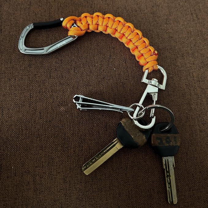 HERCULES Paracord Keychain Set – 2 Pack Lanyard Rope - Image 6