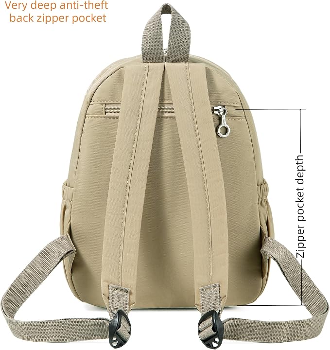 AOTIAN Mini Lightweight 11.8 Inch Backpack Durable Travel Hiking Women and - Image 4