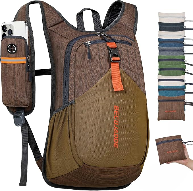 BECOJADDE 15L Small Hiking Backpack by BECOJADDE