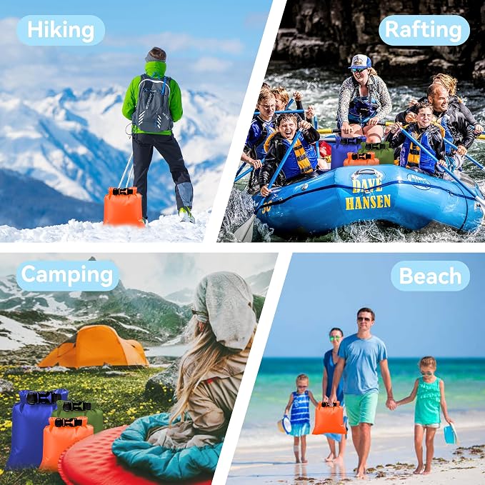 6PCS Dry Bags Waterproof, Lightweight Dry Bags - Image 7
