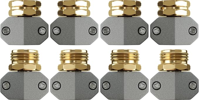 DBR Tech® Hose Repair Kit – Fix Leaks on 3/4 & 5/8 inch Garden Hoses, 4 Set by DBRTech