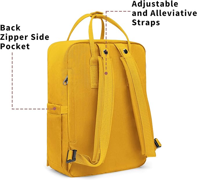 KALIDI Casual Laptop Backpack 15 Inches Classic Camping Rucksack Travel Outdoor - Image 5