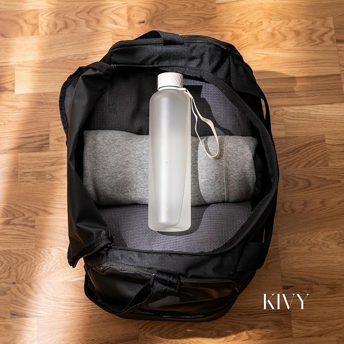 KIVY Slim Water Bottle 32oz Fits Cupholder & Backpack - Image 2