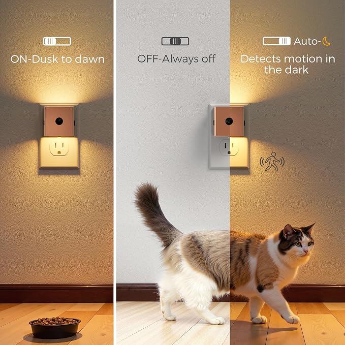 L LOHAS LED Night Light, Plug in Night Light - Image 3