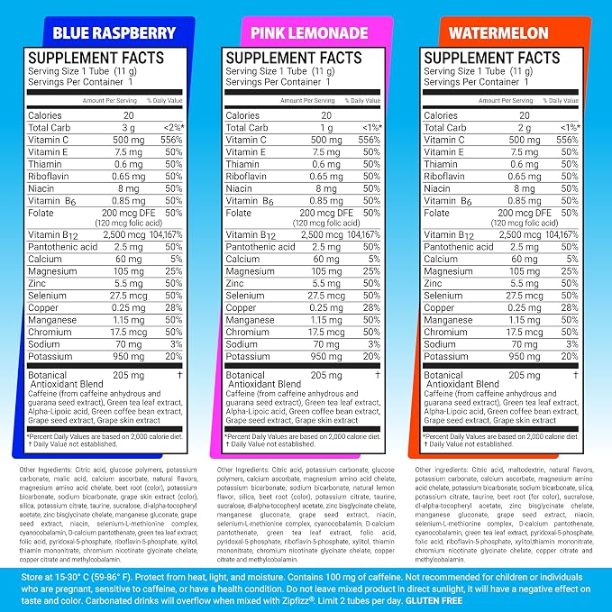 Zipfizz Daily Energy Drink Powder, Variety Pack, 15 Pack | 3-in-1 Sustained - Image 10