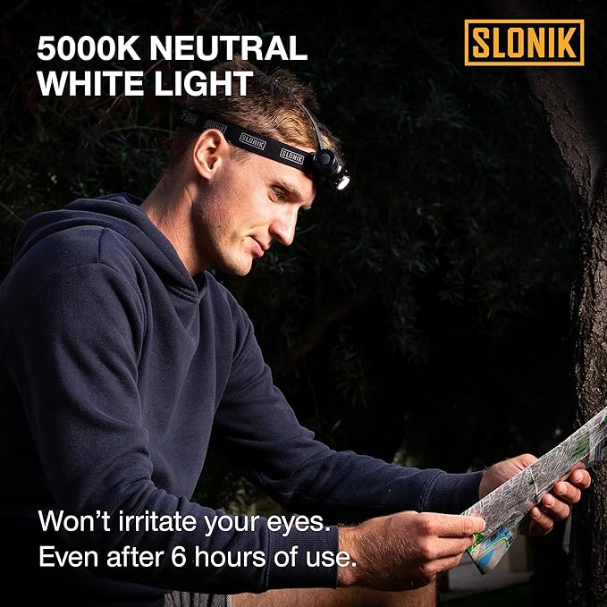 SLONIK Headlamp Rechargeable - Image 2