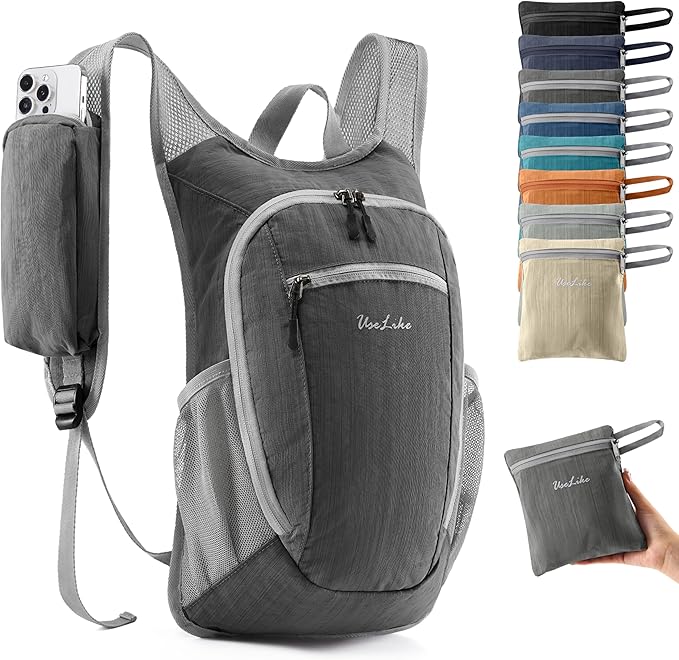 Uselike 10L Small Hiking Backpack Travel Daypack Lightweight Packable Back Pack by Uselike