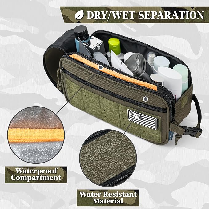 PAVILIA Extra Large Tactical Toiletry Bag - Image 2