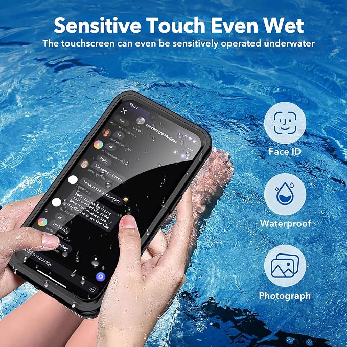 ANTSHARE for iPhone 14 Case, Anti-Peeping Adsorption Full Body Double - Image 3