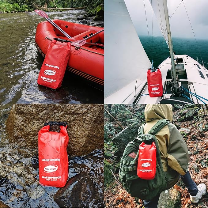 Waterproof First Aid Kit Roll Top Boat Emergency Kit - Image 2