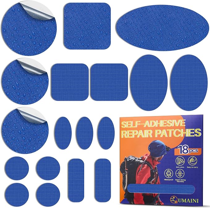 Down Jacket Repair Patch Kit, Outdoor Gear Tenacious Repair Tape, Self Adhesive by Unknown