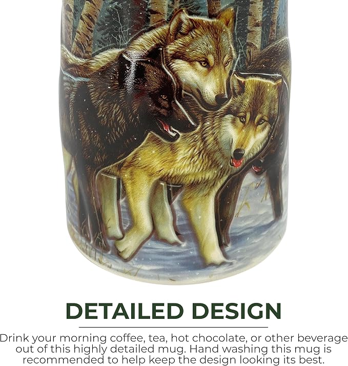 Rivers Edge Products 3D Ceramic Coffee Mug - Image 3