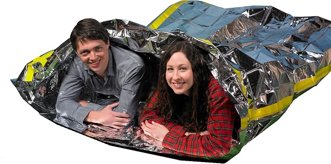 Emergency Thermal Mylar 2 Person Sleeping Bags -Ultra Compact - Image 6