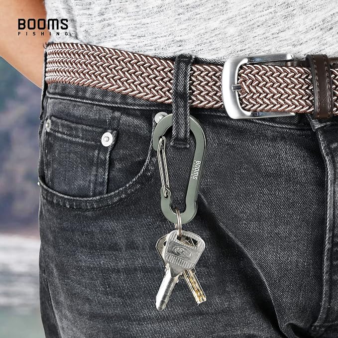 Booms Fishing CC5 Multi-Use Carabiner Clips, 10 Pack 2.7" Small Caribeener Clips - Image 5