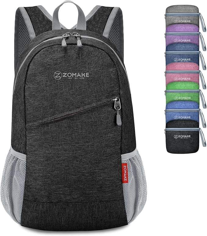 ZOMAKE Ultra Lightweight Packable Backpack 10L, Small Foldable Backpacks Hiking by ZOMAKE