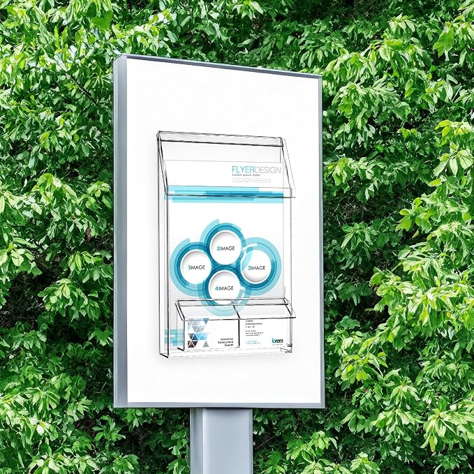 Barydat 2 Pieces Outdoor Brochure Holder - Image 5