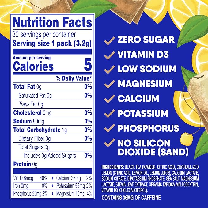 GoHydrate Low Sodium Electrolytes Powder Packets Sugar Free - Image 7